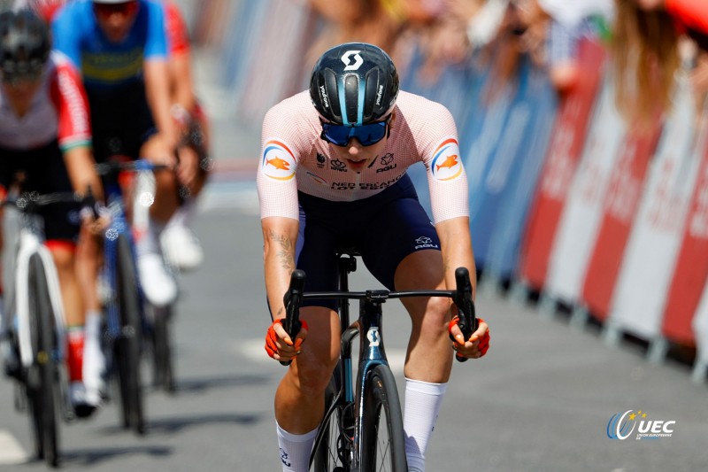 European Championships Munich 2022 - 2022 UEC Road Elite European Championships - Women's Road Race - 21/08/2022 - Netherlands - photo Ivan Benedetto/UEC/SprintCyclingAgency?2022